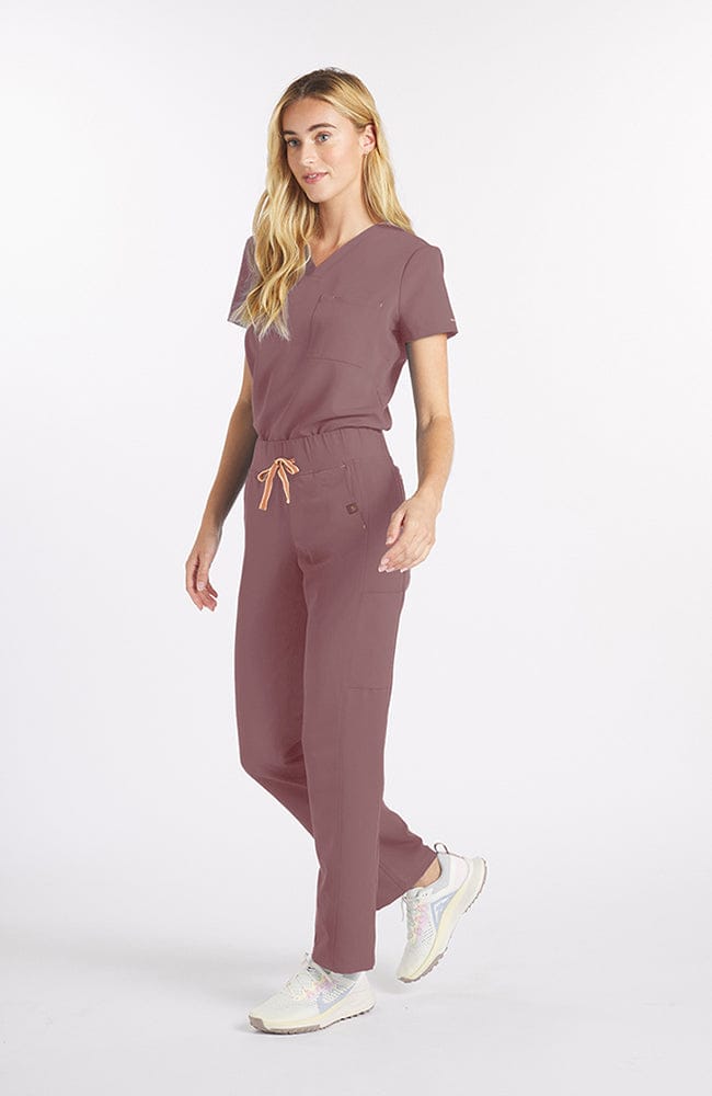District High Waisted 6-Pocket CORE Scrub Pant Lavender Dusk | Dolan