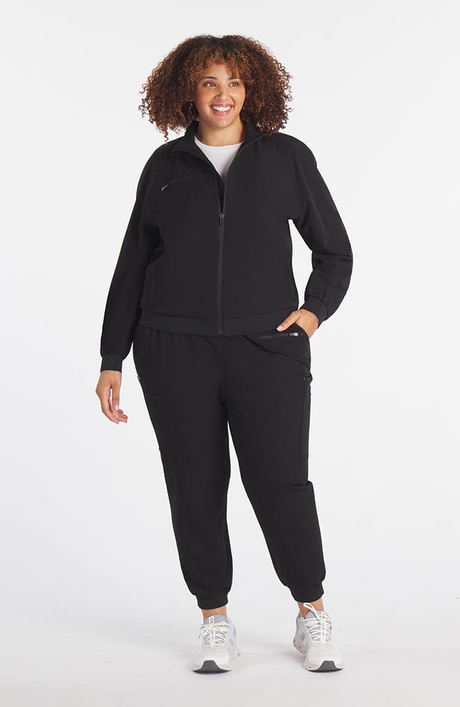 Mayor Scrub Jacket Black Dolan