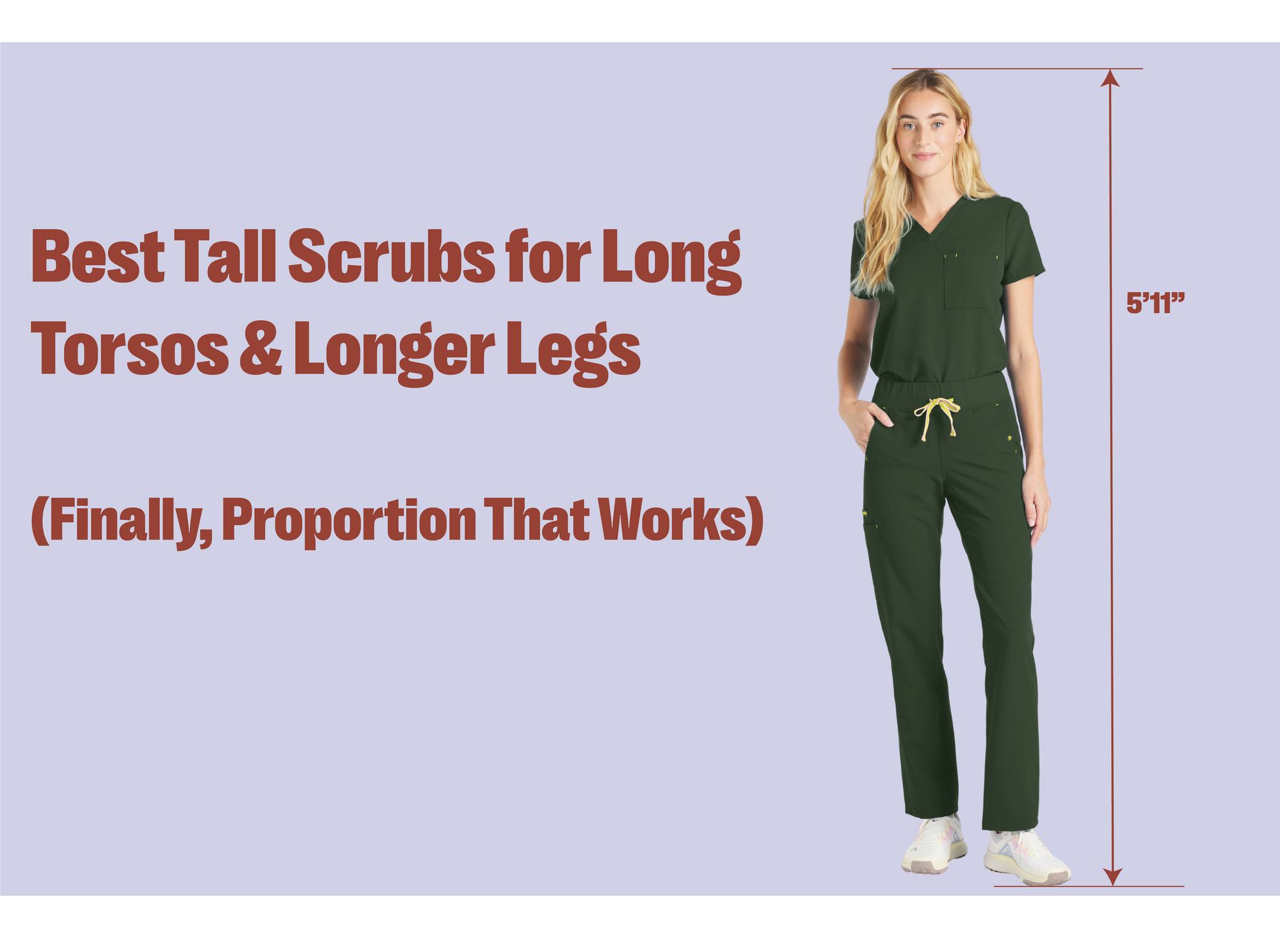 Best Tall Scrubs for Long Torsos & Longer Legs (Finally, Proportion That Works)