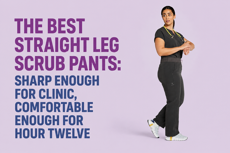 The Best Straight Leg Scrub Pants: Sharp Enough for Clinic, Comfortable Enough for Hour Twelve