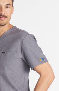 Ravi Crew Neck 3-Pocket Men's CORE Scrub Top