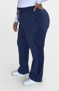 Curve District High Waisted 8-Pocket CORE Scrub Pant in Navy - DOLAN