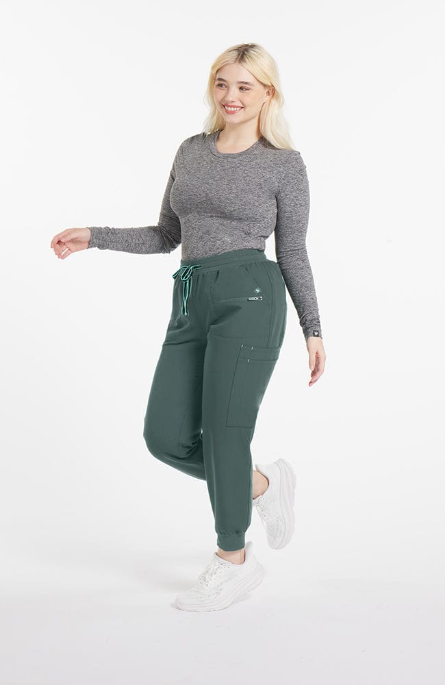 CURVE Hope 11-Pocket CORE in Deep Sage From DOLAN Scrubs