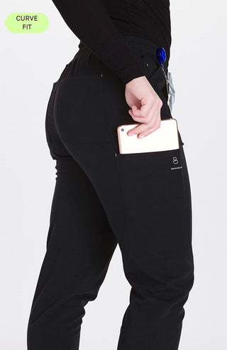 CURVE Hope 11-Pocket CORE in Black From DOLAN Scrubs