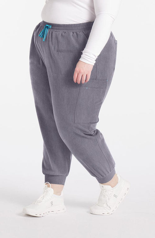 Woman wearing Curve Hope Jogger in Graphite - DOLAN