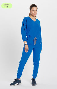 CURVE Hope 11-Pocket CORE in Royal Blue From DOLAN Scrubs