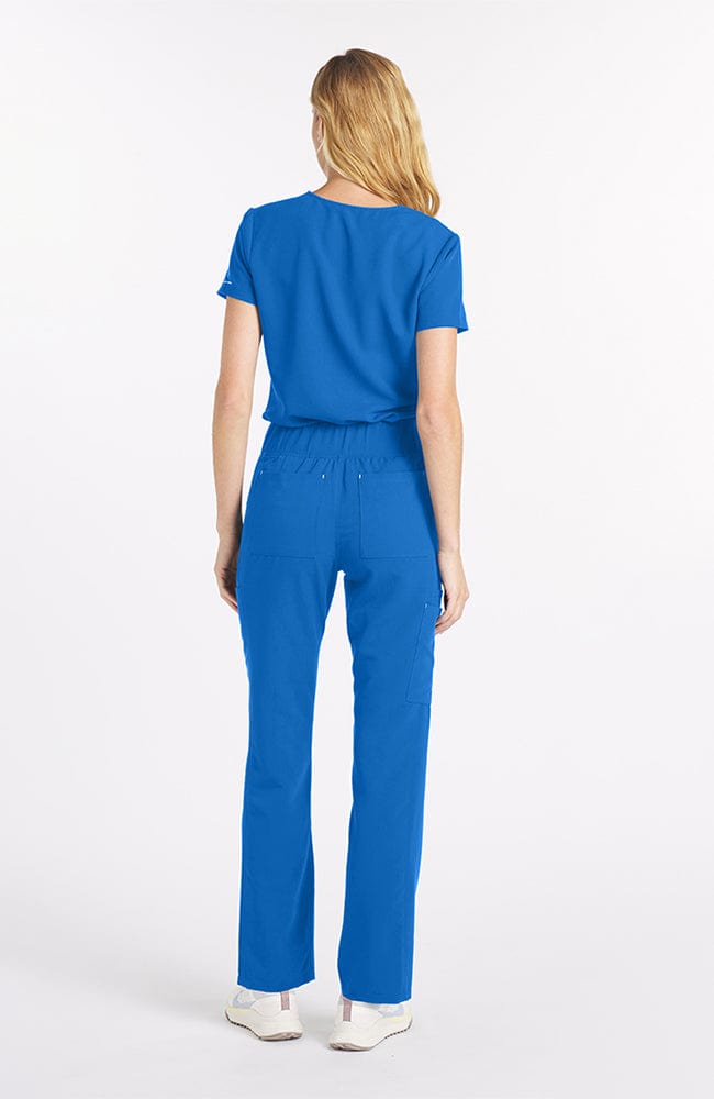 Women's District High Waisted 6-Pocket CORE Royal Blue Scrub Pant