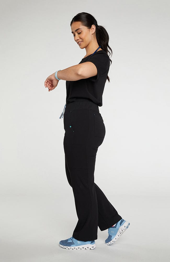 Women's District High Waisted 6-Pocket CORE Charcoal Scrub Pant