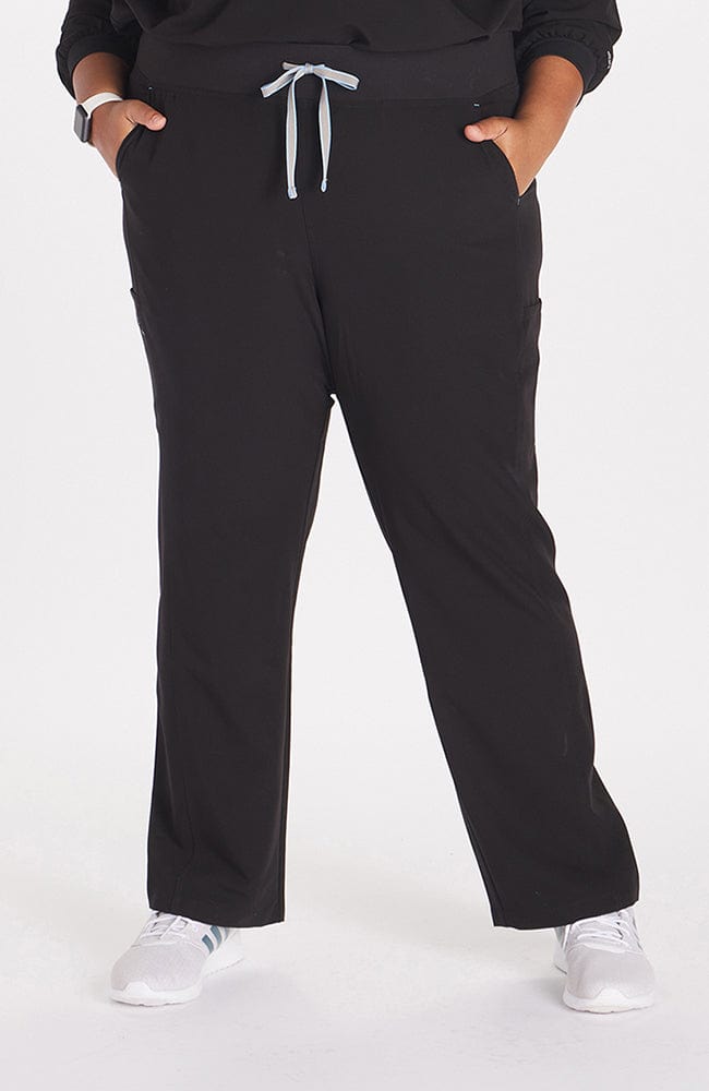 MSRP $39 BCX Women's Magic Waistband Slimming Pants Black Size 11 (DEFECT)