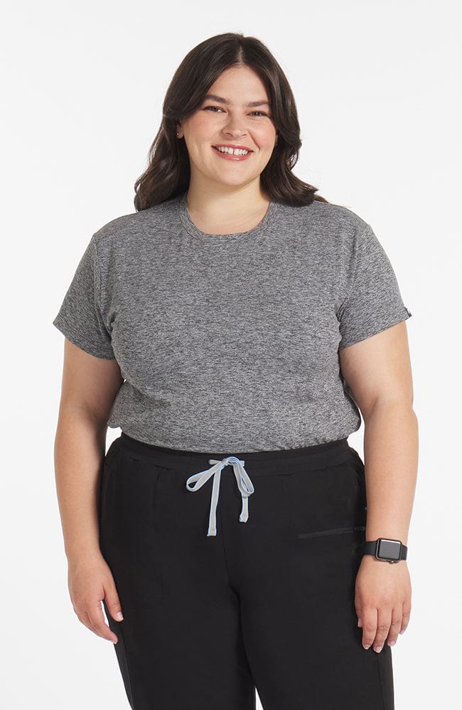 Grand Baseluxe Relaxed Short Sleeve Tee Heather Grey | Dolan
