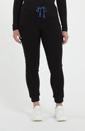 Lyra 7-Pocket FLEX Stretch Scrub Jogger Pant in Black - DOLAN