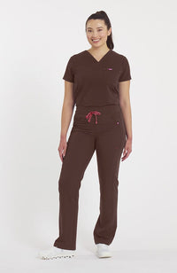Woman wearing Mayfair Top in Mocha Rose - DOLAN