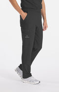 Man wearing Orlando 9-Pocket Men's CORE Scrub Cargo Pant in Charcoal