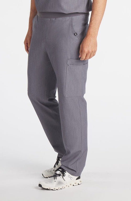 Man wearing Orlando Pant in Graphite - DOLAN