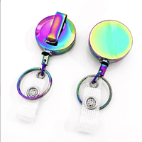 Heavy Duty Badge Reel - Rainbow