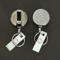 Heavy Duty Badge Reel - Silver Gray