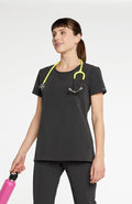Chelsea Crew Neck 2-Pocket CORE Scrub Top - DOLAN