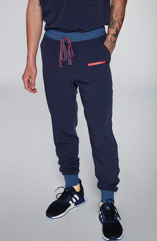 Colorblock Andre 8-Pocket Men's CORE Scrub Jogger Pant - DOLAN