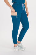 Hope 11-Pocket CORE Scrub Jogger Pant in Caribbean Blue- DOLAN